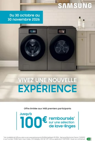 Sélection de lave-linges Samsung