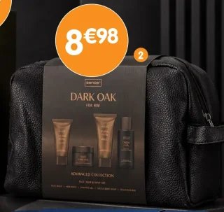 SENCE trousse homme Dark Oak 5 pièces
