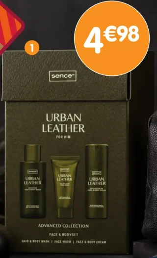 SENCE coffret homme Urban Leather 3 pièces