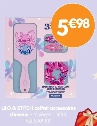 LILO & STITCH coffret accessoires cheveux - 4 pièces