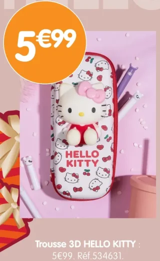 Trousse 3D HELLO KITTY