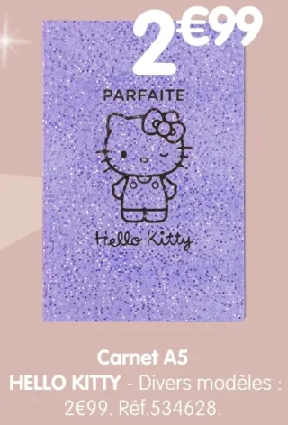 Carnet A5 Hello Kitty
