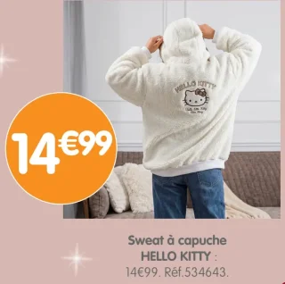 Sweat à capuche Hello Kitty