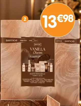 SENCE coffret Vanilla Charm - 11 pièces
