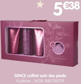 SENCE coffret soin des pieds - 4 pièces