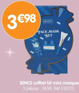 SENCE coffret kit mini masque 3 pièces