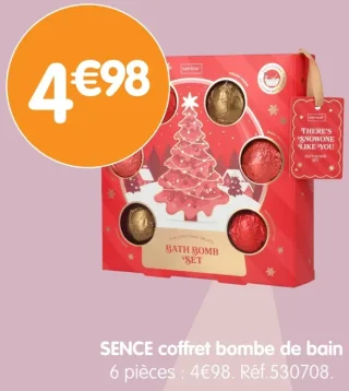 SENCE coffret bombe de bain 6 pièces