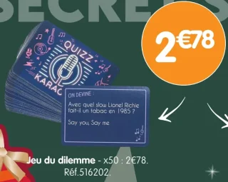 Jeu du dilemme - x50