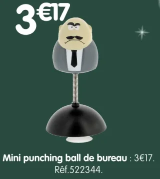 Mini punching ball de bureau
