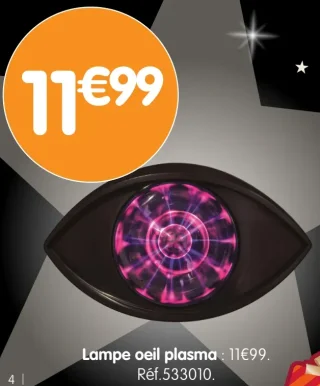 Lampe oeil plasma