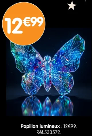 Papillon lumineux