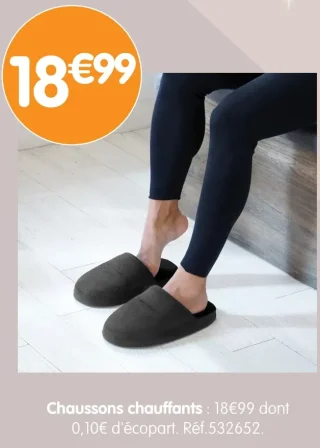 Chaussons chauffants