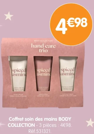 Coffret soin des mains BODY COLLECTION - 3 pièces