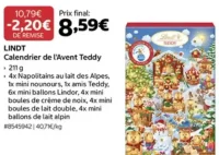 Lindt Calendrier de l'Avent Teddy