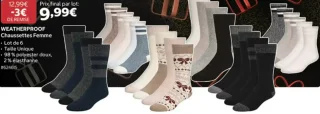 WEATHERPROOF Chaussettes Femme