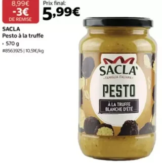Pesto à la truffe blanche d'été Saclà