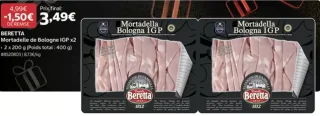 Mortadelle de Bologne IGP Fratelli Beretta