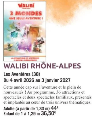 WALIBI RHÔNE-ALPES