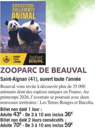 ZOOPARC DE BEAUVAL