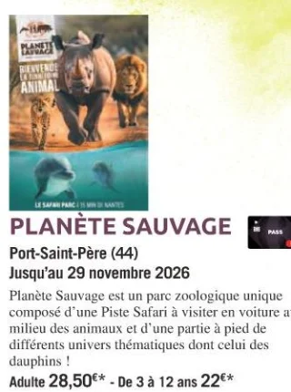 PLANÈTE SAUVAGE Port-Saint-Père (44)