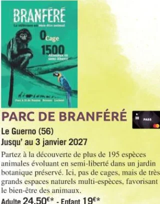 PARC DE BRANFÉRÉ