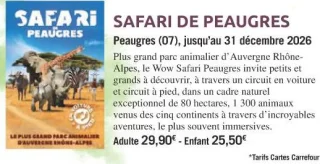 SAFARI DE PEAUGRES