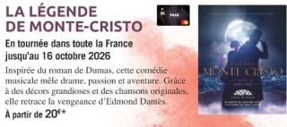 LA LÉGENDE DE MONTE-CRISTO