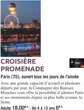 CROISIÈRE PROMENADE