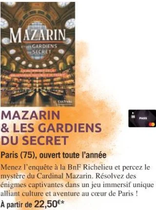 MAZARIN & LES GARDIENS DU SECRET
