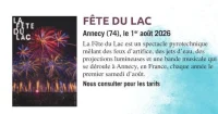 FÊTE DU LAC