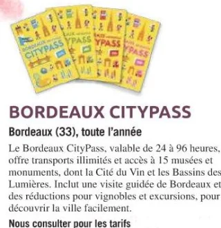 BORDEAUX CITYPASS