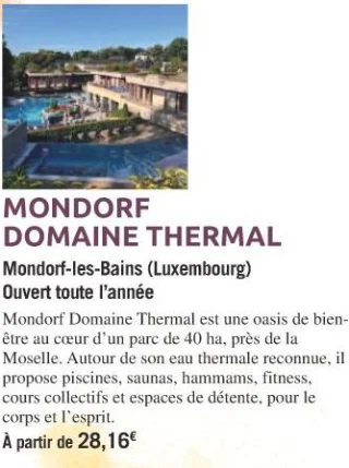 MONDORF DOMAINE THERMAL