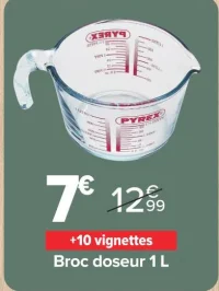 Pyrex Broc doseur 1 L