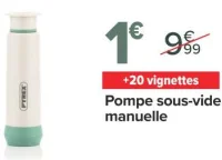 Pyrex Pompe sous-vide manuelle