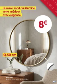 Miroir rond Ø.50 cm