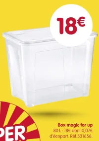 Box magic for up 80 L