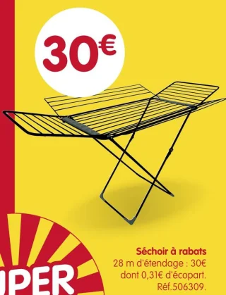 Séchoir à rabats