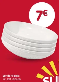 Lot de 4 bols