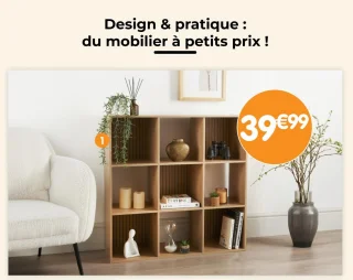 Meuble de rangement 9 cubes