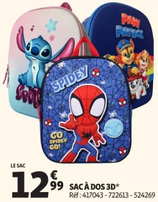 SAC À DOS 3D