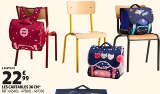 LES CARTABLES 36 CM*
