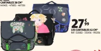 LES CARTABLES 41 CM*
