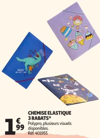 Chemise élastique 3 rabats Auchan