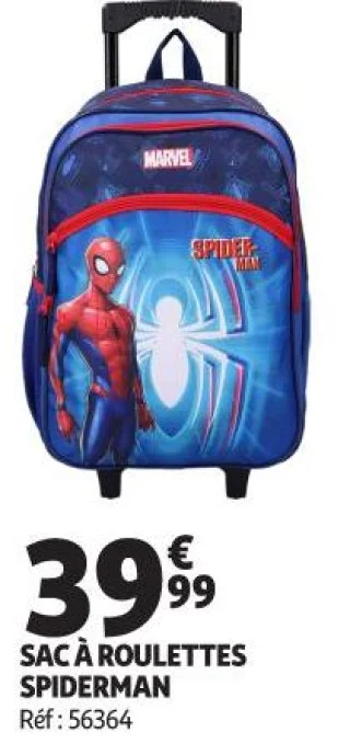 SAC À ROULETTES SPIDERMAN