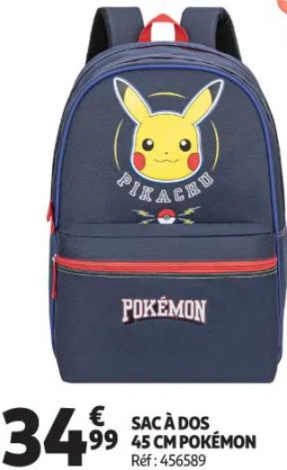 SAC À DOS 45 CM POKÉMON