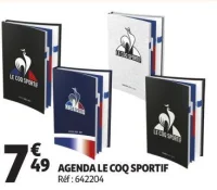 AGENDA LE COQ SPORTIF