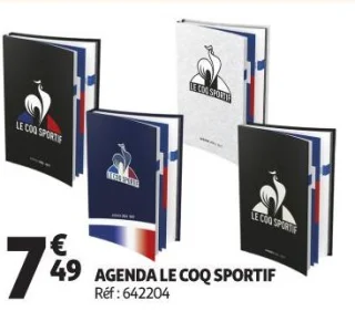AGENDA LE COQ SPORTIF